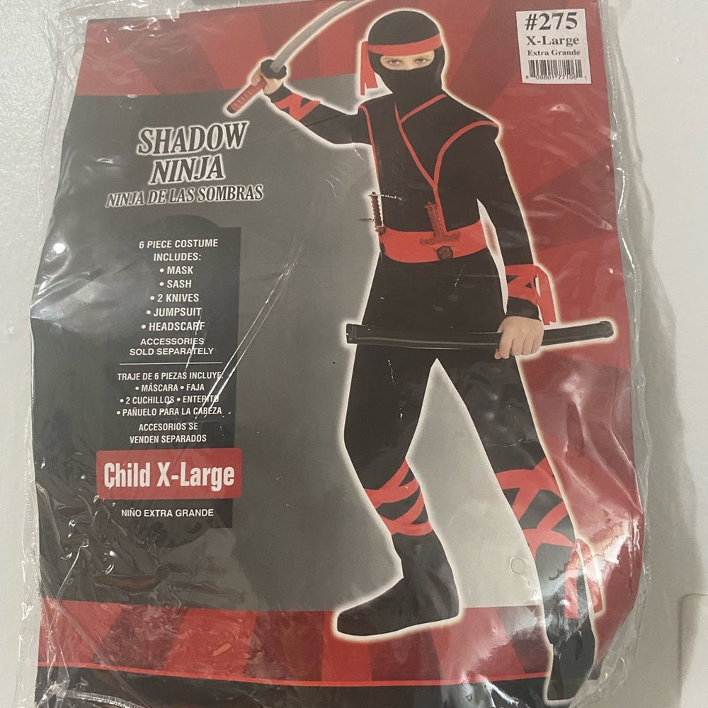 Kids Costume - Black and Red